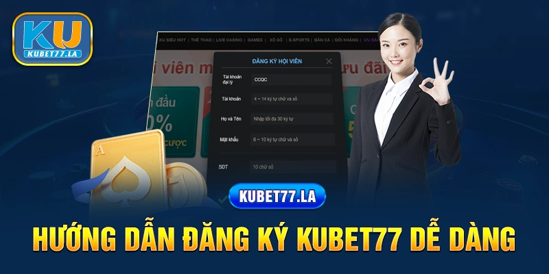 Hướng dẫn đăng ký tài khoản hội viên trên PC khá đơn giản cho người chơi